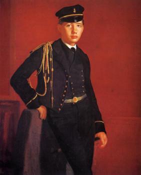 Edgar Degas : Achille De Gas in the Uniform of a Cadet